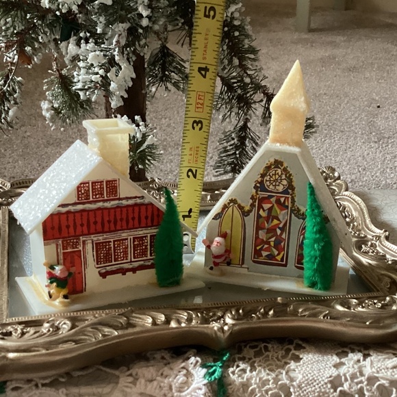 26 misc antique/vintage Christmas village pieces - Picture 11 of 16